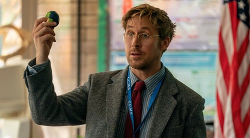 Ryan Gosling as Dr Ryland Grace in the MGM/Amazon film Project Hail Mary